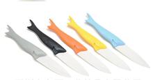 Beautiful Design Kitchen Tools Shark Shape Ceramic Knife Fruit Knife Cutter Peeler Kitchen Accessories New Arrival