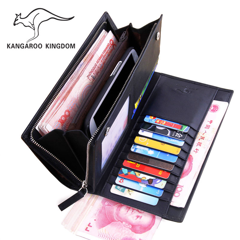 Kangaroo-Free-shipping-wholesale-men-s-wallet-Brand-name-genuine-Leather-Wallet-for-men-Gent ...
