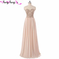 Sexy Sweetheart Long Prom Dresses 2016 New Real Photo Gold Lace Crystal Beaded Chiffon Long Party