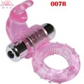 APHRODISIA 2015 tokyo 7 Speed Rabbit Ring Silicon Vibrating Cock Ring Penis Rings Cockring Sex Toys