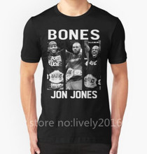 Jon Jones Champion FIGHT CAMP Mens Training Bodybuilding Gym t-Shirt MMA Clothing Top Short Sleeve T Shirt Casual Camisatas