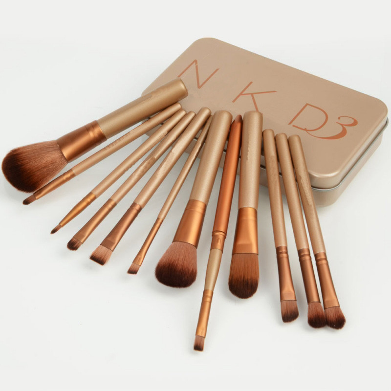 Image of 2015 new Nake 3 Makeup Brushes Professional Cosmetics NK3 power Brush beauty makeup tools kit Set for Eyeshadow Blusher