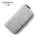 Fashion Classic Nubuckl Buckle Purse Women Korean Style Designer Plain Large Capacity Wallet Multi functional Practical