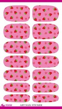 Hot summer and hot water transfer printing second generation fruit jewelry designs nail art nail stickers Nail Polish K5659