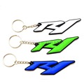 free new style products Motorcycle accessories key blue color motorbike Racing Rubber Key Chain Ring Keyfob