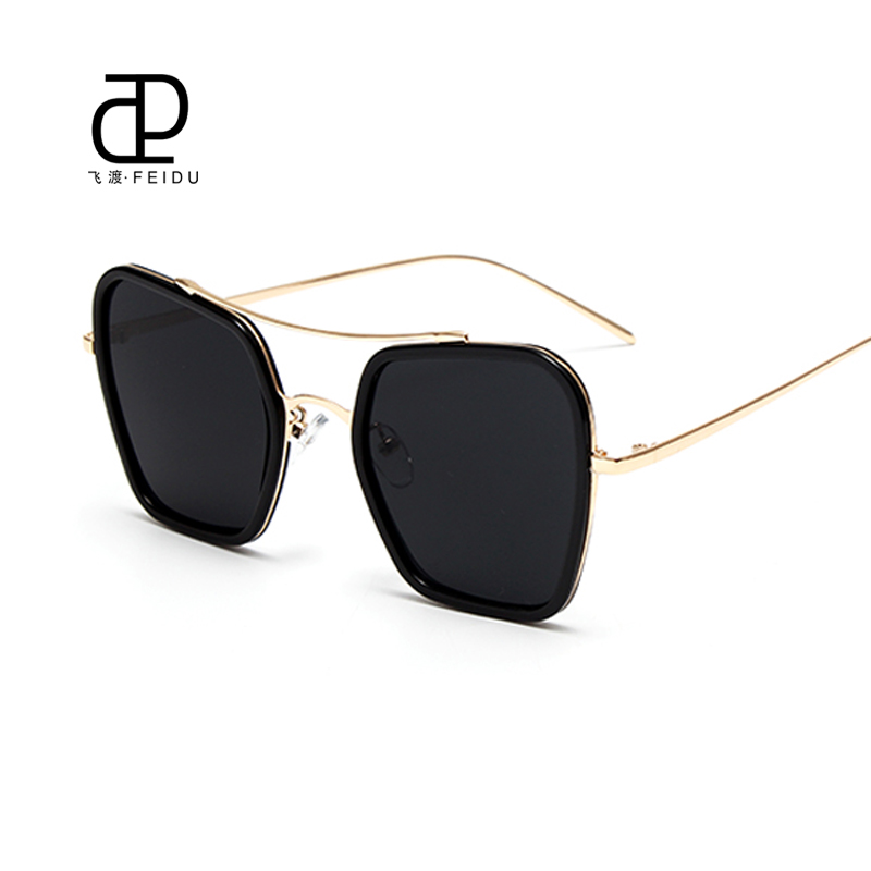 FEIDU-Vintage-Square-Sunglasses-Women-Brand-Designer-Retro ...