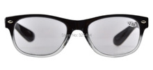 Spring Hinges 80 s Wayfarer Reading Glasses W Case Grey Lens Sun Readers R011 0 5