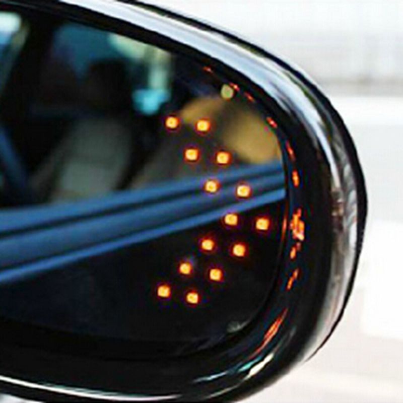 Image of Car styling 2PCS 14 SMD LED Arrow Panels Light Car Side Mirror Turn Signal/Indicator Light/Car led/ Parking EA10219
