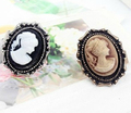 Free shipping aulic beauty head cameo jewelry vintage adjustable ring