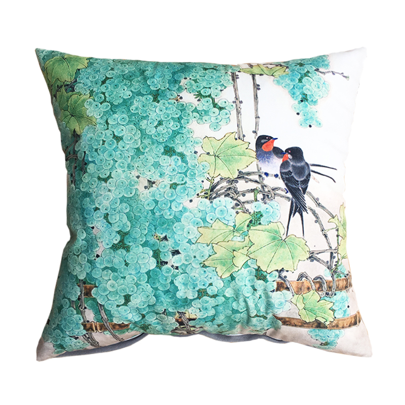 ??RUBIHOME Decorative Throw ? Pillows Pillows Cushions Without Inner Printing Birds ? Design ...