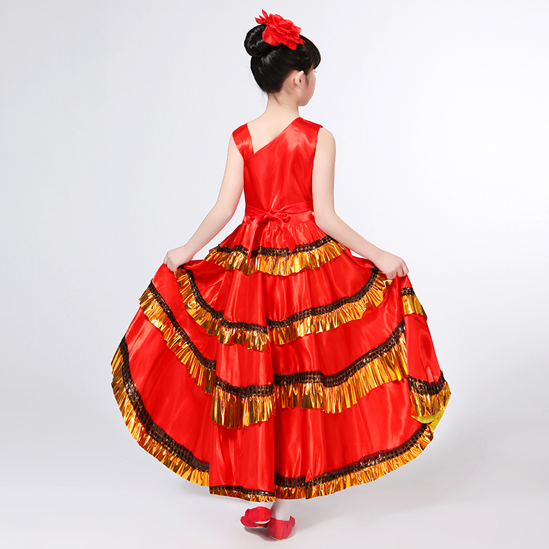 Испанское Красное Платье