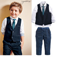 Boys Blazers Jackets Menino Tuxedo Kids Boys Weddings Suits Costume Enfant Garcon Mariage Vest Shirts Pants