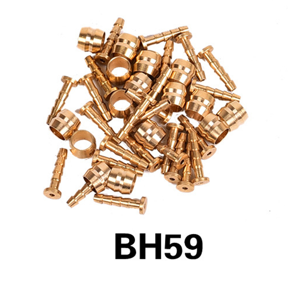 10 Pairs Copper Bike Hydraulic Disc Brake Hose Olive Connecting Insert BH90