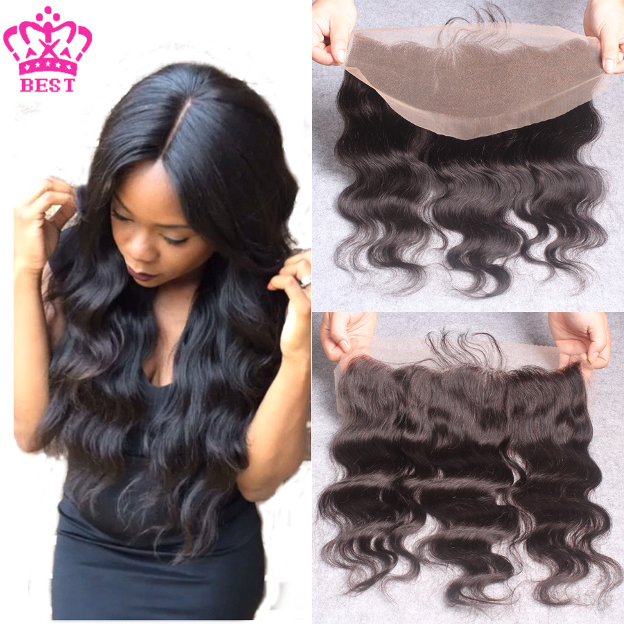 Image of DHL Free Shipping Brazilian Virgin Hair Lace Frontal Closure,13x4 Body Wave Lace Frontal Closure Ear To Ear Lace Frontal Closure