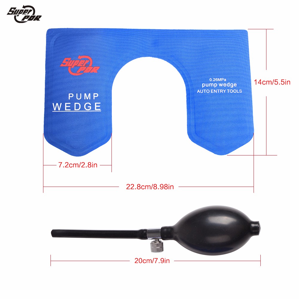 Description Picture 6 of itemSuper PDR Supplies U type Pump Wedge Locksmith Tools Air Wedge Lock Opening Tools Lock Pick Set Automotive Auto Entry Tools