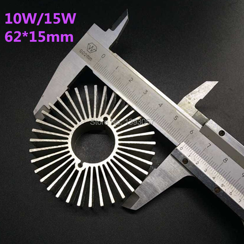 Description Picture 5 of item20pcs/lot LED Aluminum Heatsink LED Radiator For 10W 15W High Power Lamp DIY LED Cooler dissipador de   calor UFO PCB Radiator