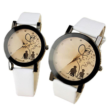 Excellent Quality Couple Lovers Watch Women Quartz Watches Men Wristwatch Female Male Clock Watch Quartz-watch Relogio Feminino