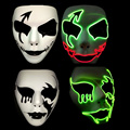 Glow Toy Mask Halloween Led Toys Party Items Children Flash Bright Kids Electronic Birthday Gifts Glow