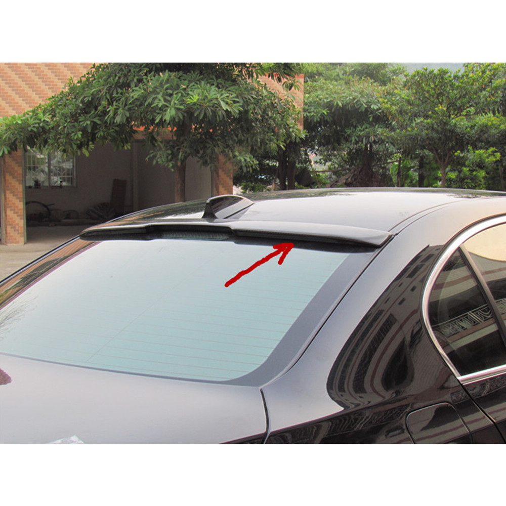 Carbon Fiber AC Style Car Back Window Roof Spoiler Wing Auto Rear Roof Lip Spoiler For BMW 5 Series E60 520 530 535 2005-2010