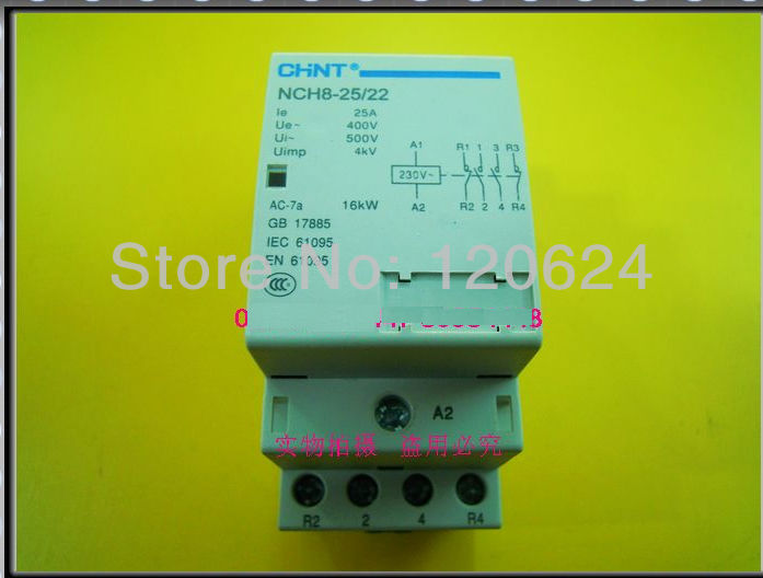 Купить CHINT  25a 2-no 2-nc модуль мини-контактор переменного .