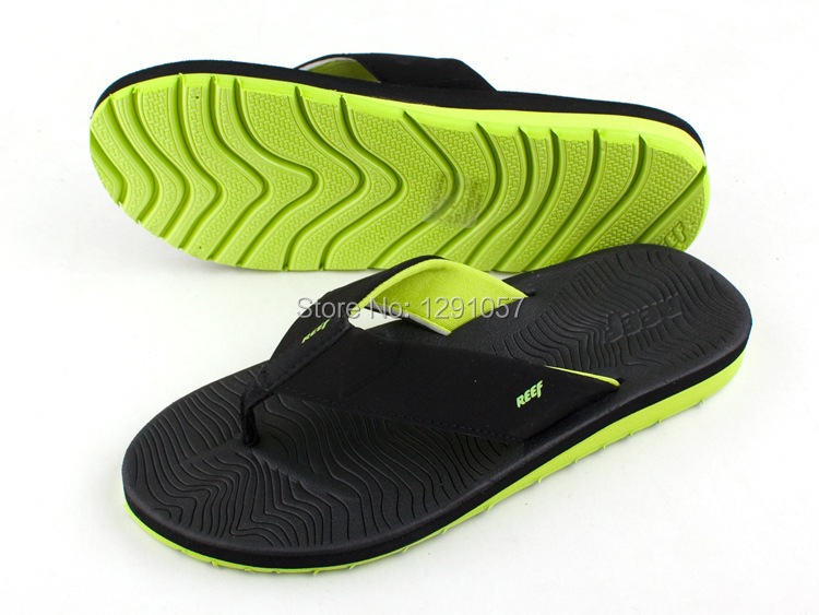 New Summer Brand REEF sandals men's casual flip flops slipper high ...