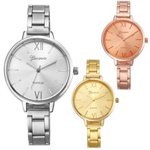 2015 Montres Femmes Geneva Fashion Women Small Steel Band Analog Quartz Wrist Watch Watches