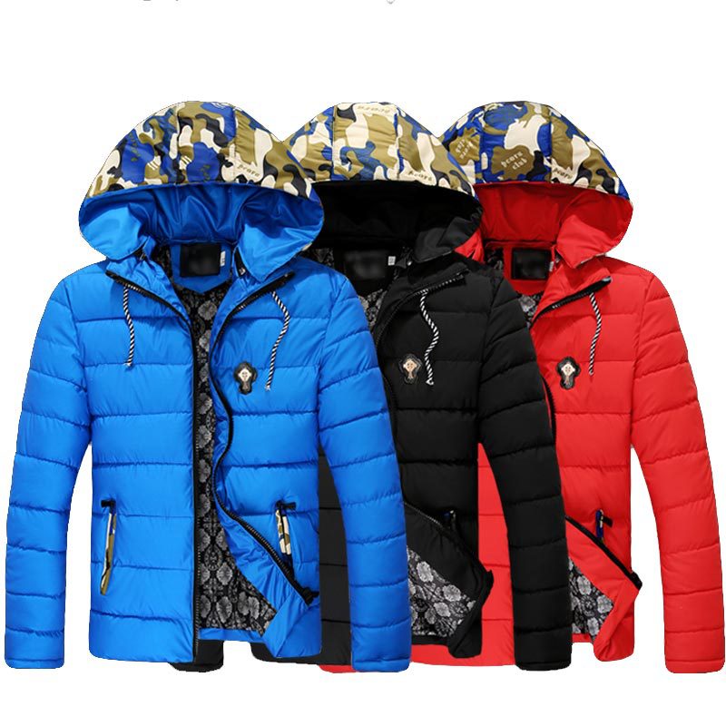 New Brand 2015 Men Down Jacket Winter Jackets Camouflage Padded Coat Men Clothes Winter Ourdoor Warm