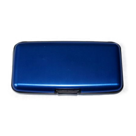 Image of Drop shipping big aluminum safety wallet Credit card cases card holder with mirror BG003