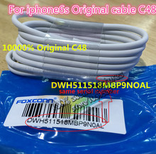 10Pcs/Lot,8 Pin+C48 E75 100% Original Lighting Data USB Charging Cords Charger Cable for iPhone6 6s/plus 5 5c 5S ipad , Foxconn