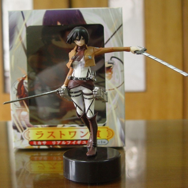 Japanese Anime Shingeki no Kyojin Attack On Titan Mikasa Ackerman 14 cm PVC Action Figure Toy