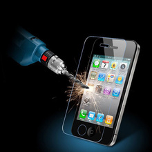 wholesale 200pcs Tempered Glass Screen Protector for iphone 5 5s 5c 4 4s tempered glass Toughened protective film for iphone 4 5