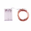 IP65 Waterproof 3M 10FT Copper Wire 30 LED 3AA Battery Operated LED Fairy String Light for