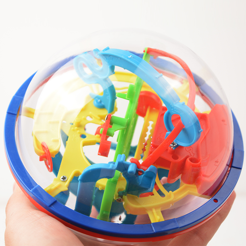 3D волшебный лабиринт - шар, 100 уровней сложности, интеллектуальная объмемная игра, логическая головоломка для детей, развивающая и образовательная игрушки Орбита