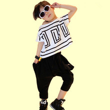 Fashion Summer baby girl clothing sets girls sportswear tracksuit sets Loose Cotton casual kids clothes set for girls 2-15Y