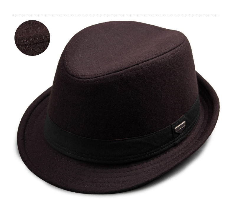 brown fedora hat mens