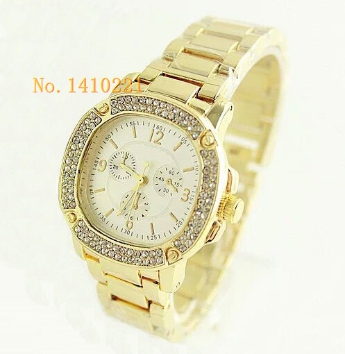 Montre Femme Top Brand Luxury Fashion Ladies Quartz Watch Women Full Logo Watches Rose Gold Female
