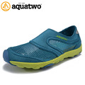 Hot Sale 2016 AQUA TWO Outdoor Shoes Breathable Trekking Walking Slip On Mesh Shoes For Men