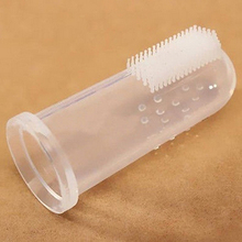Soft Silicone Baby Finger Toothbrush Gum Brush For Safe Kids Clear Massage BB 263