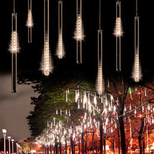 30CM 144LED100-240V Meteor Shower Rain Tubes LED Christmas Light Wedding Party Garden Xmas String Light Outdoor Holiday Lighting
