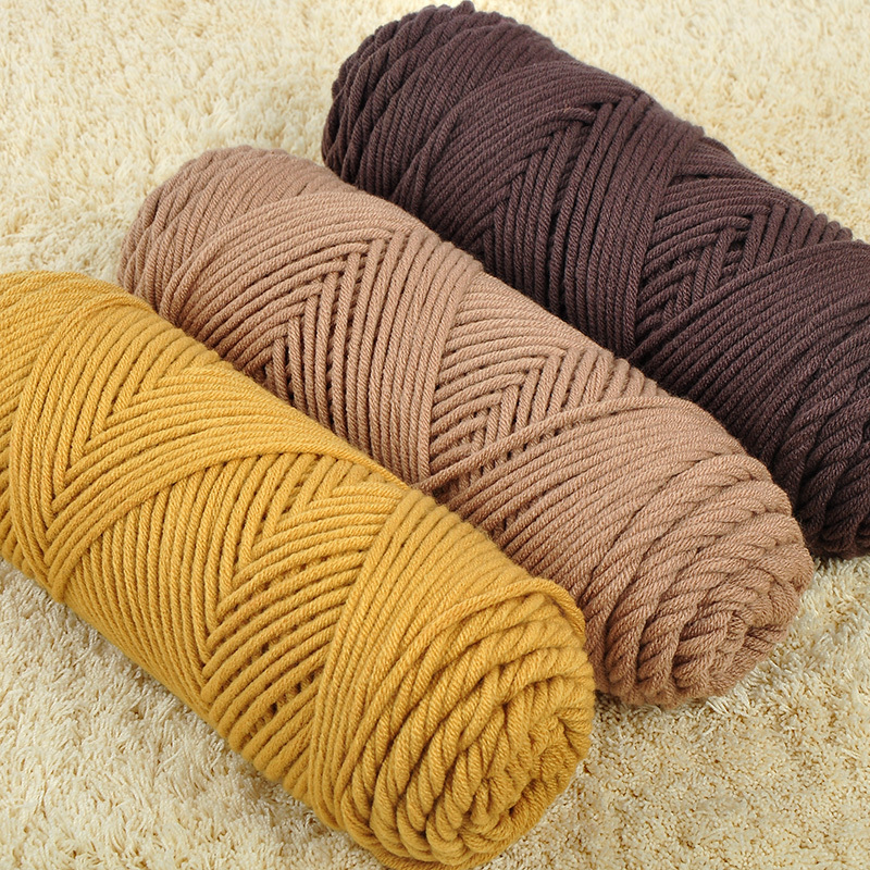 0.5kg/lot Thick Yarn 100 Cotton And Skincare Velvet Silk Cotton Thick