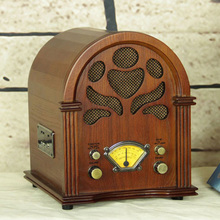 wool vintage desktop radio cd machine mp3 card usb speaker Good quality multifunction utility classical retro radio
