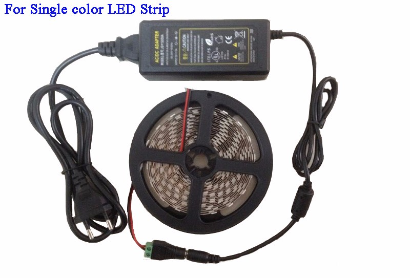 3528 5050 RGB led strip Cold white Warm white blue red green yellow with remote control and power adapter (1) (1)