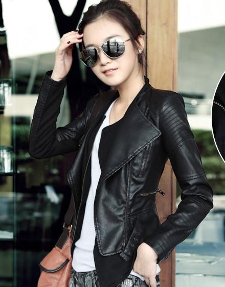 Women's short leather jackets – Modern fashion jacket photo blog