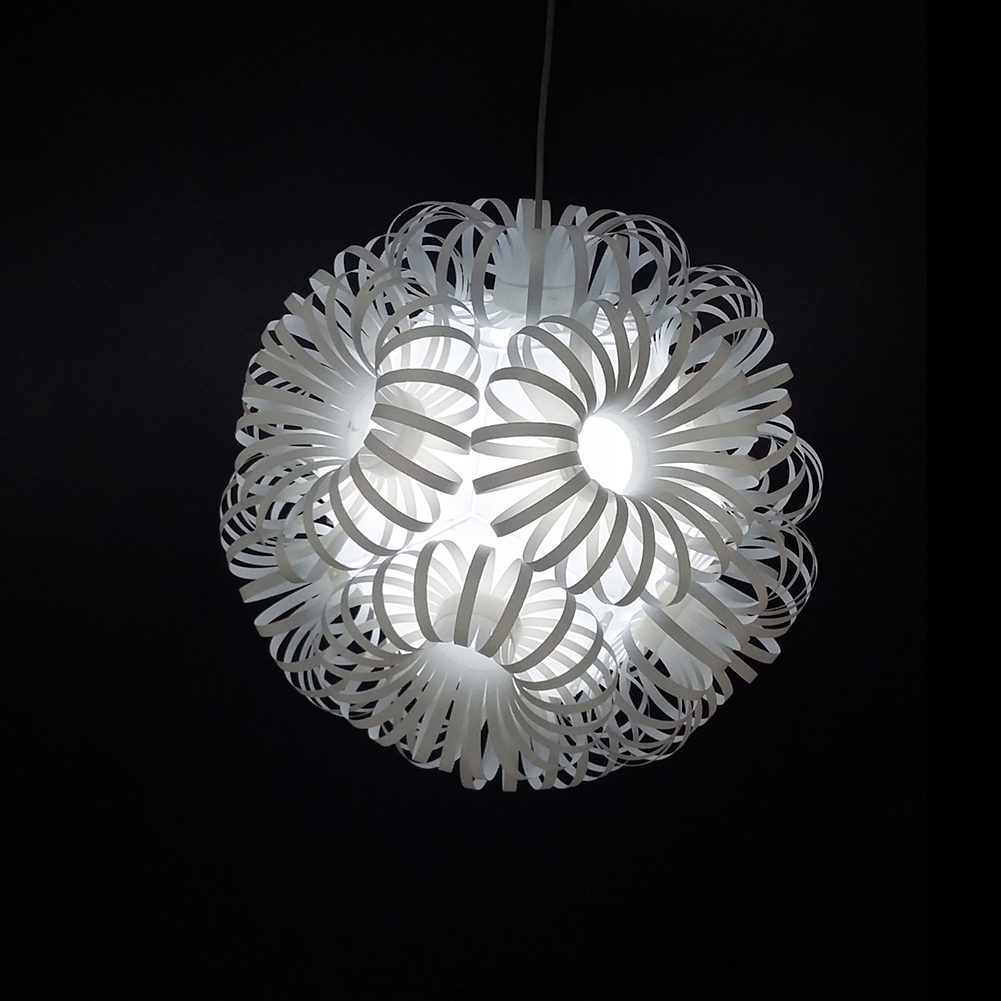 Diy Flower Ball Lampshade Ceiling Lamp Hanging Light Cover Home