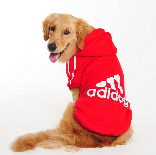 Image of Big Dog Clothes for Golden Retriever Dogs Large Size Winter Dogs coat Hoodie Apparel Clothing for dogs Sportswear 3XL-9XL