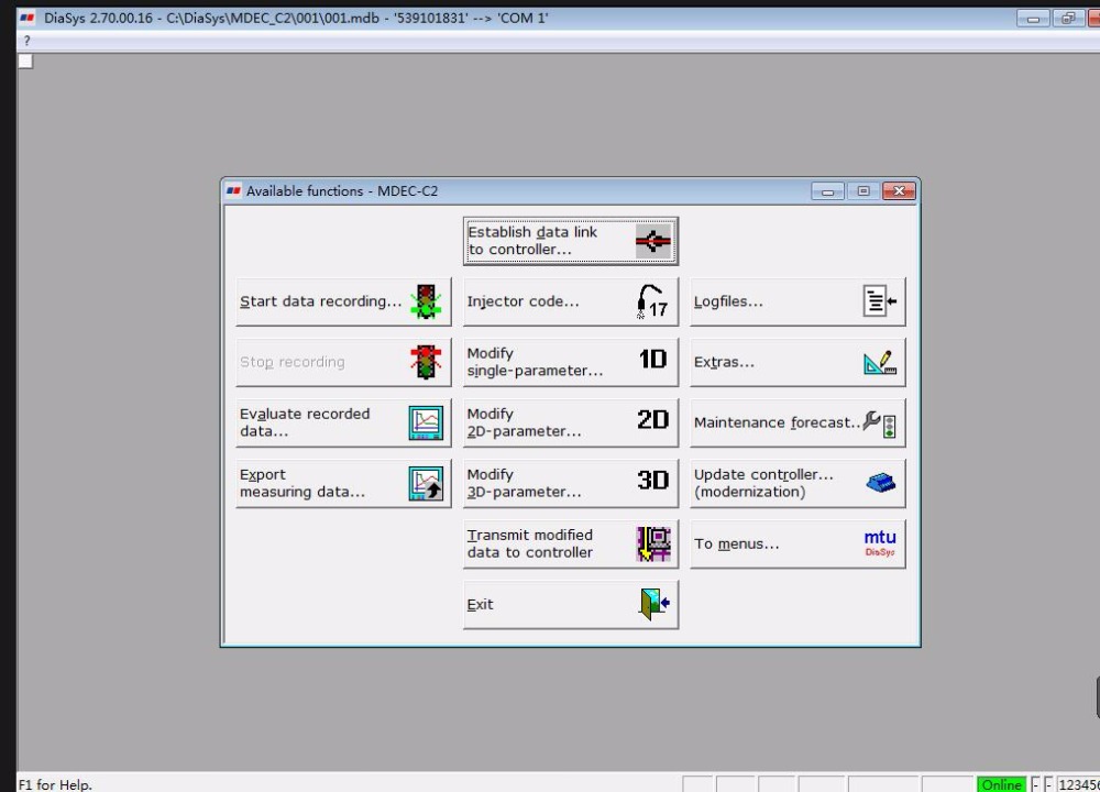 Mtu Diagnostic Kit Usb To Can Mtu Diasys 2 71 Medc Adec