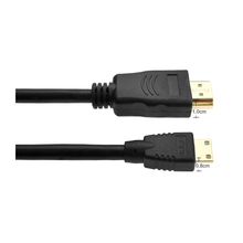 High quality 1M, 3M, 5M,10M Mini HDMI to HDMI Cable, Male to Male HDMI Cable 1.4V 1080P for Tablet Camcorder MP4 Mini HDMI cable