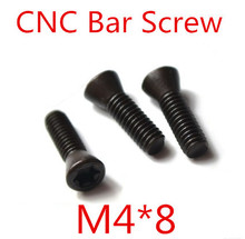 50pcs M4 x 8mm M4*8  Insert Torx Screw CNC Bar Replaces Carbide Inserts CNC Lathe Tool