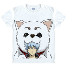 Gintama T-shirts kawaii Japanese Anime t shirt Manga Shirt Cute Cartoon Silver Soul Gin Tama Cosplay shirts 40244441291 tee 361