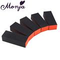 5pcs set Black Nail art Polishing Tool Manicure Buffing Sand Sponge Nail Files Buffer Tools Polish